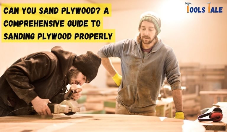 Can you sand plywood