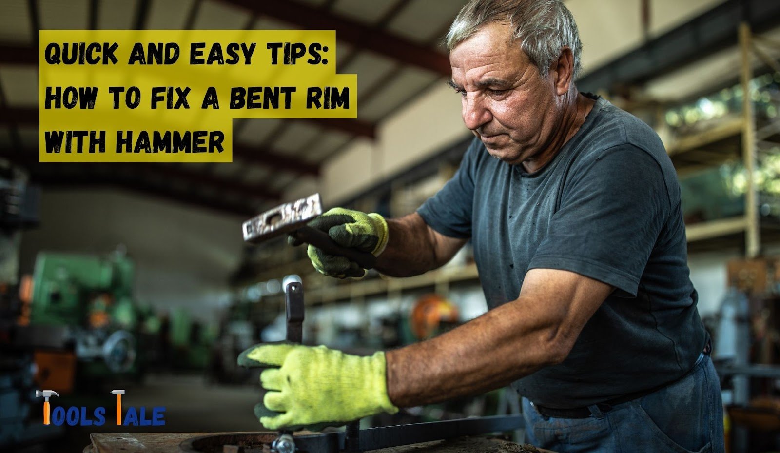 How To Fix A Bent Rim With Hammer