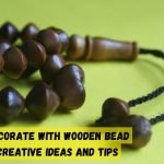 How to decorate with wooden bead garland