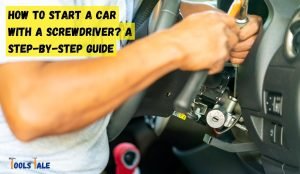 How to start a car with a screwdriver