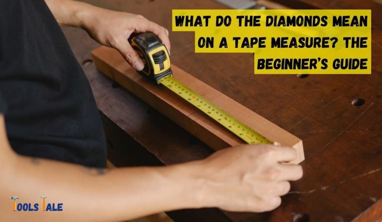 What do the diamonds mean on a tape measure
