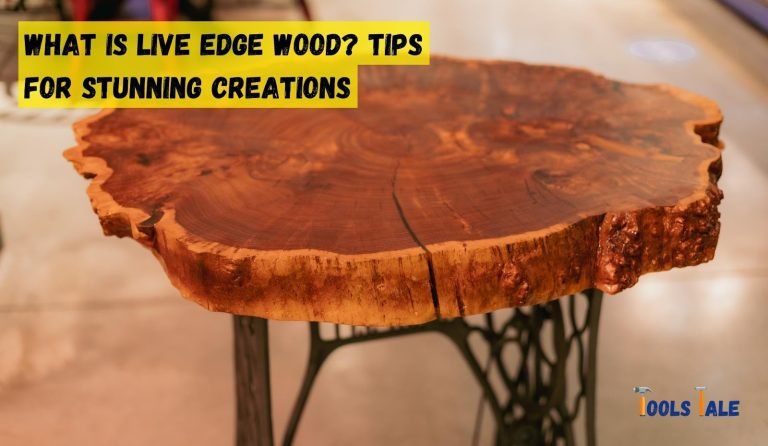 What is live edge wood