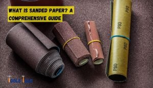 What is sanded paper