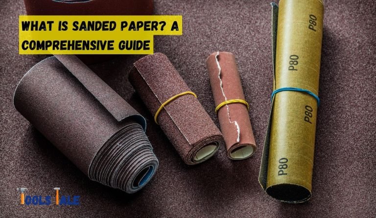What is sanded paper