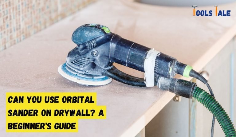 Can you use orbital sander on drywall