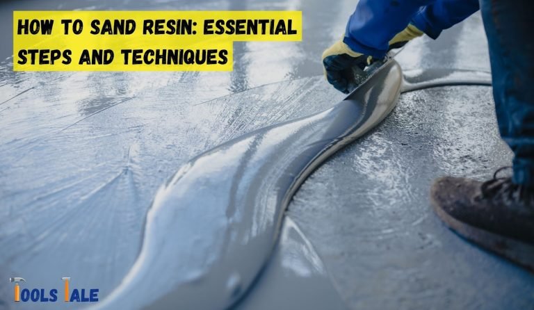 How to Sand Resin