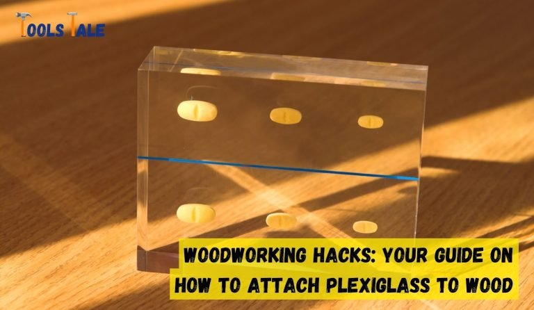 How to attach plexiglass to wood