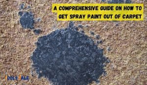 How to get spray paint out of carpet