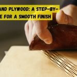 How to sand plywood