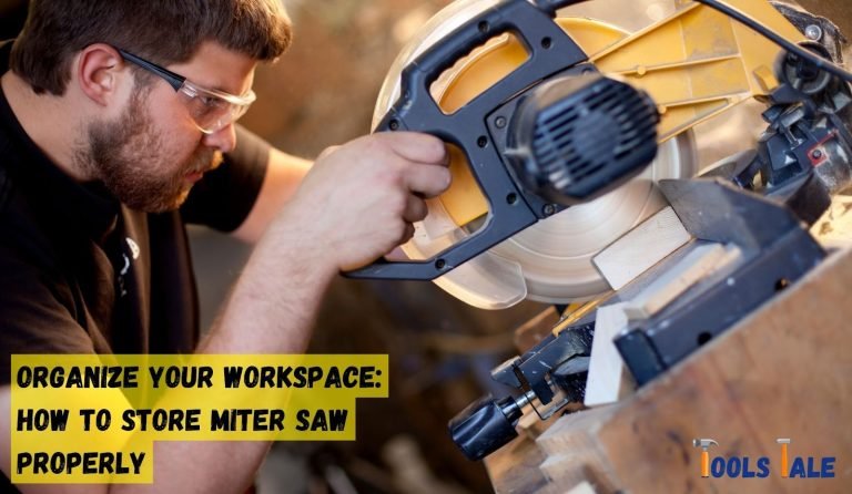How to store miter saw