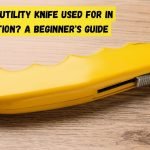 What is a utility knife used for in construction
