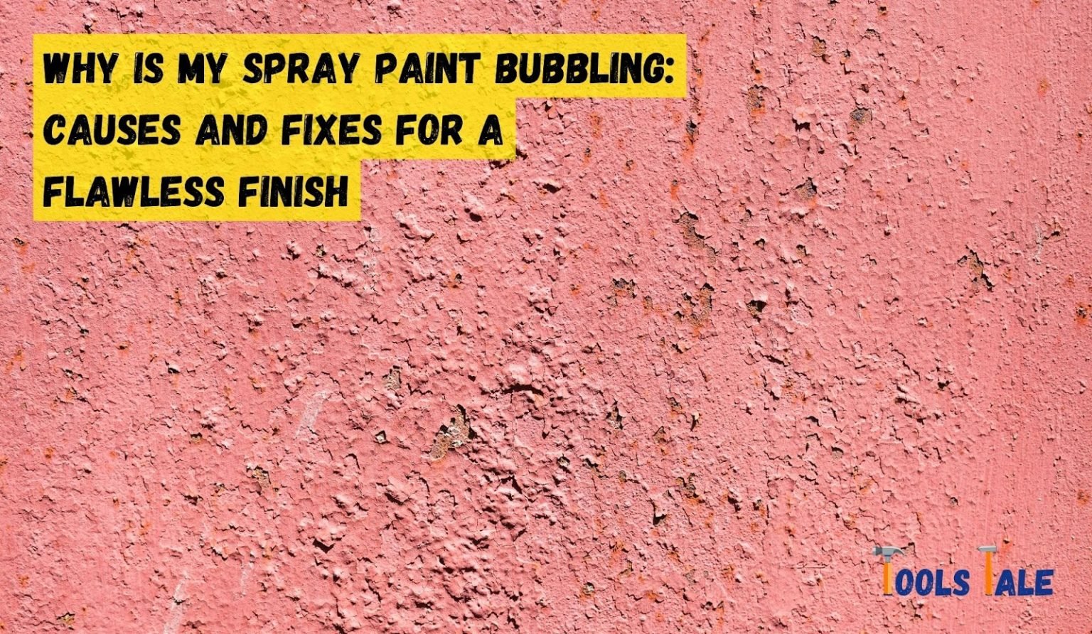 Why is My Spray Paint Bubbling Causes and Fixes for a Flawless Finish