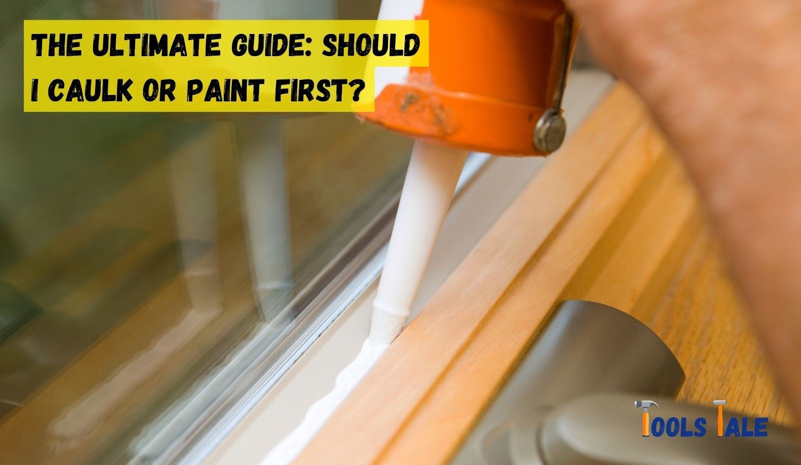 Do you caulk or paint first in bathroom