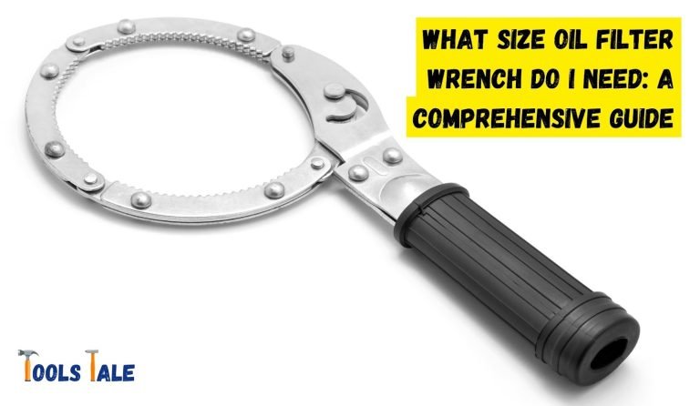 What size oil filter wrench do i need