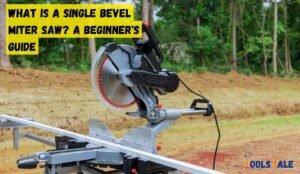 What is a single bevel miter saw