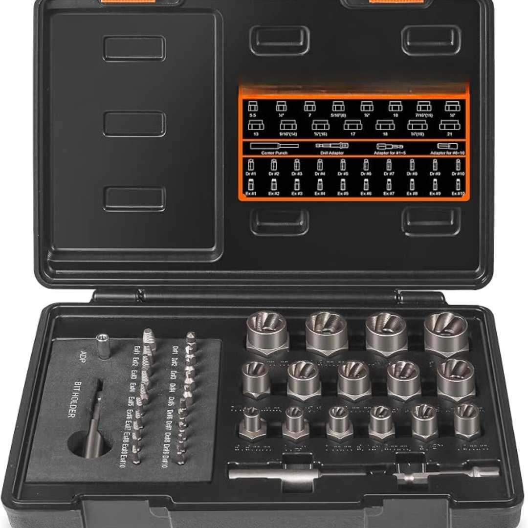 Damaged Screw Extractor Set