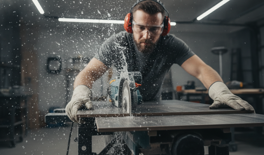 How to Use an Electric Tile Cutter