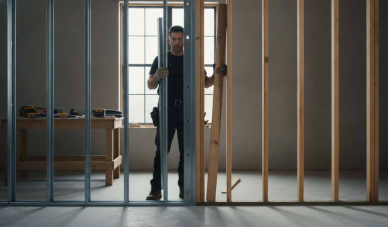 Metal Studs vs. Wood Studs: A Complete Guide to Wall Framing