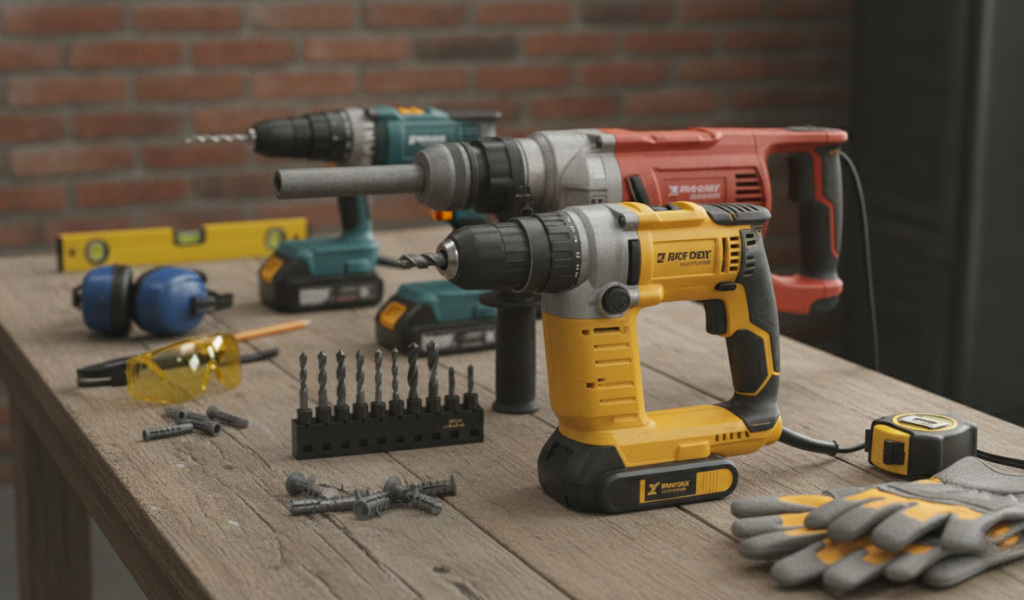 Different Types of Drills for Brick