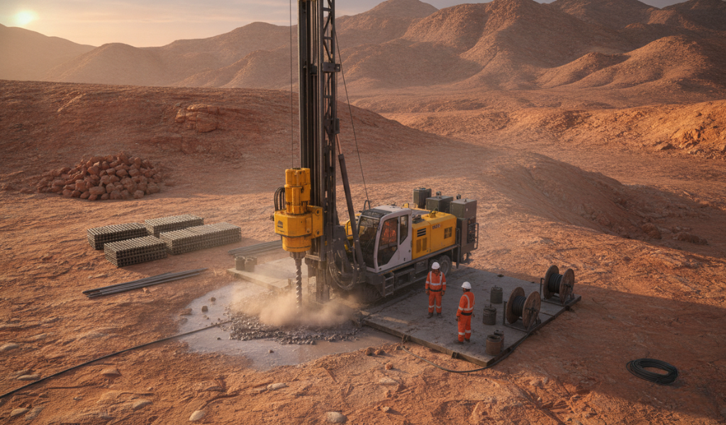 general overview of a drilling operation and sets the scene.
Image 2
