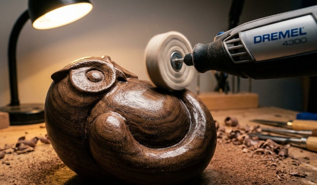 dremel abrasive buffs and polishing accessories for fine wood and metal finishing