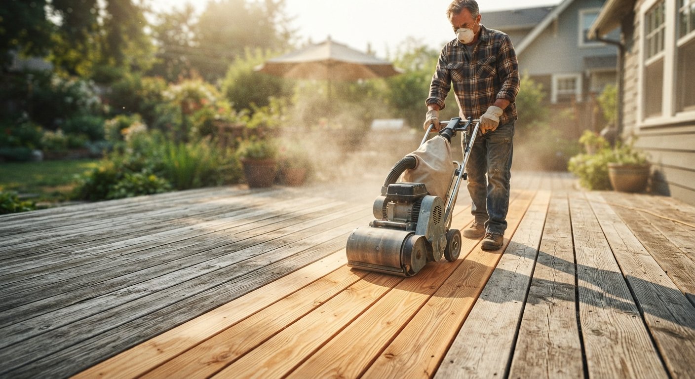Deck Sander Guide: How to Sand a Deck the Right Way