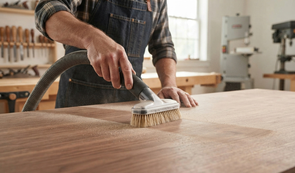 How to Clean Wood After Sanding and Remove Dust Properly : Essential Woodworking Tips