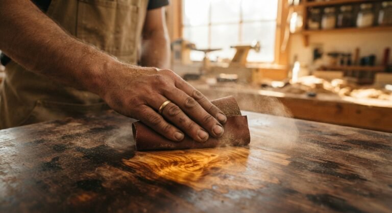 How to Remove Stain From Wood: Sanding, Stripping, and Refinishing Tips