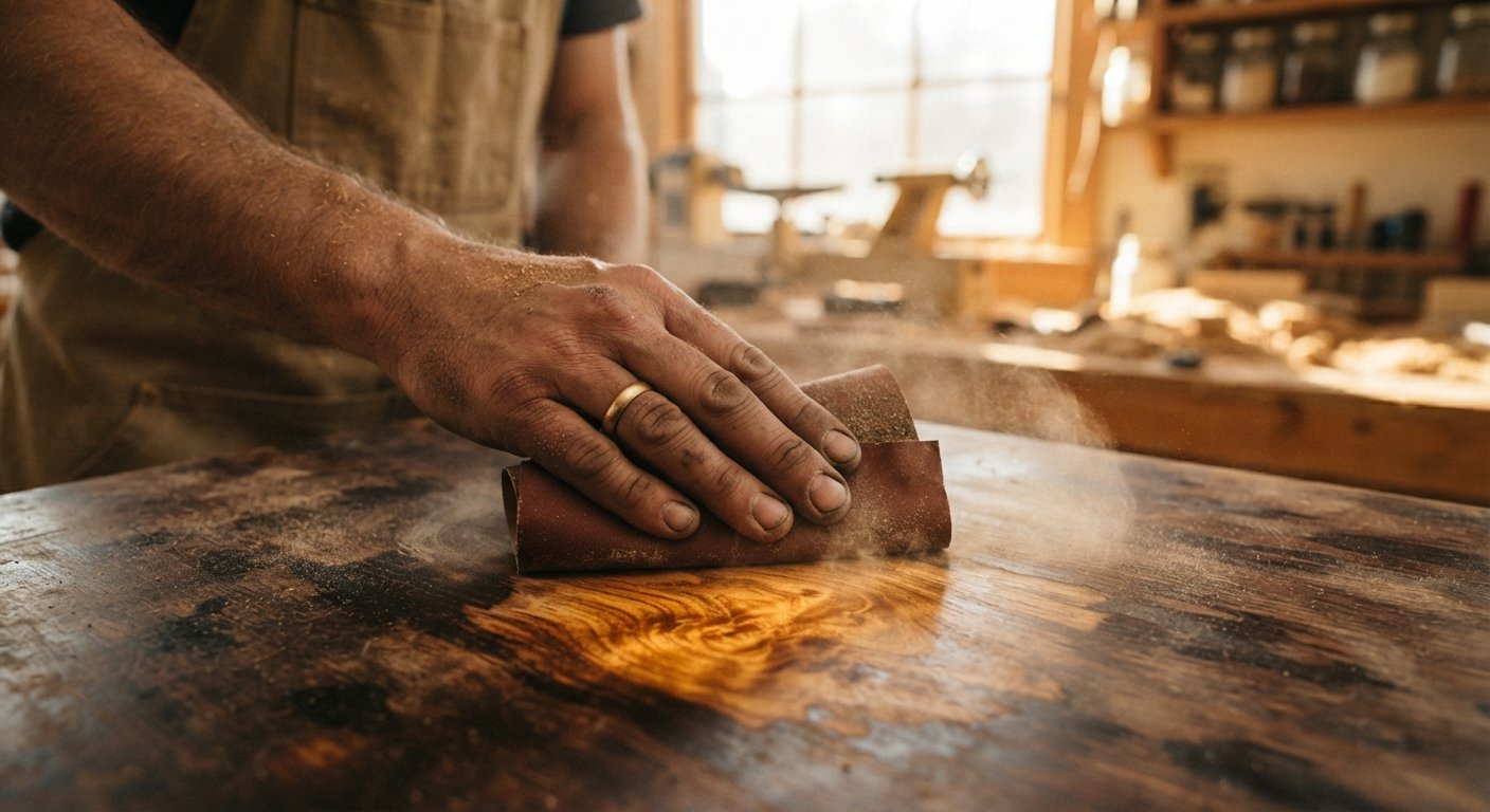 How to Remove Stain From Wood: Sanding, Stripping, and Refinishing Tips