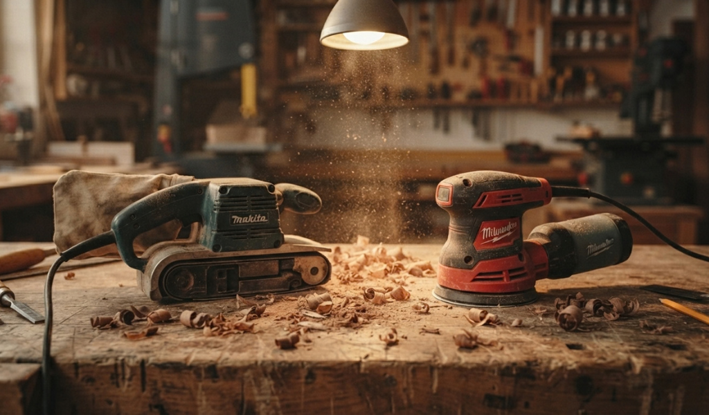 Random Orbital Sander vs Belt Sander: Uses, Benefits, and Differences