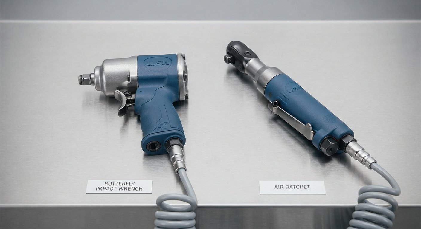 Butterfly Impact Wrench vs Air Ratchet: Complete Comparison